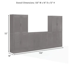 Crosley Essen 3-piece Sideboard And Pantry Set - KF33067BK - The Home Selection