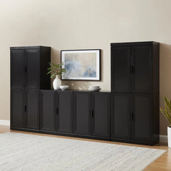 Crosley Essen 3-piece Sideboard And Pantry Set - KF33067BK - The Home Selection