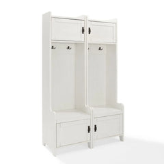 Crosley Fremont 2-piece Entryway Set - KF60004WH - The Home Selection