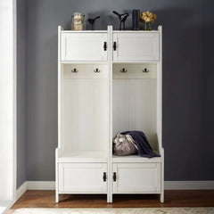 Crosley Fremont 2-piece Entryway Set - KF60004WH - The Home Selection