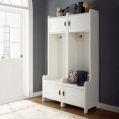 Crosley Fremont 2-piece Entryway Set - KF60004WH - The Home Selection