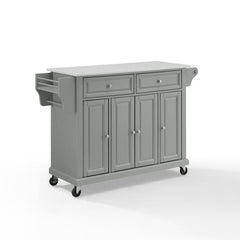 Crosley Full Size 51.50 Inch Granite Top Kitchen Cart - KF30005E - The Home Selection