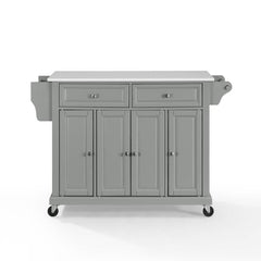 Crosley Full Size 51.50 Inch Granite Top Kitchen Cart - KF30005E - The Home Selection