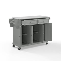 Crosley Full Size 51.50 Inch Granite Top Kitchen Cart - KF30005E - The Home Selection