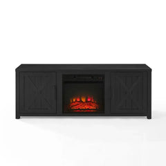 Crosley Gordon Low Profile Fireplace Tv Stand For 65+ Inch Tv - KF100758BK - The Home Selection