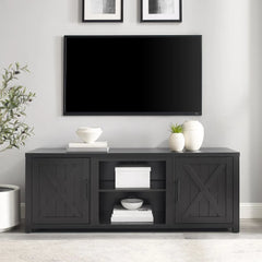 Crosley Gordon Low Profile Tv Stand For 65+ Inch Tv - CF101358-BK - The Home Selection