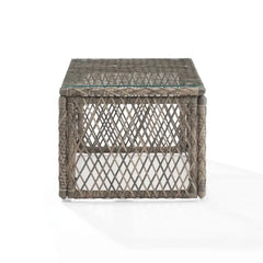 Crosley Granite Bay Wicker Outdoor Coffee Table - CO6282-ST - The Home Selection