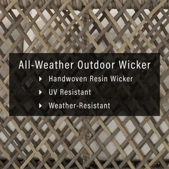 Crosley Granite Bay Wicker Outdoor Coffee Table - CO6282-ST - The Home Selection