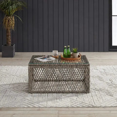 Crosley Granite Bay Wicker Outdoor Coffee Table - CO6282-ST - The Home Selection