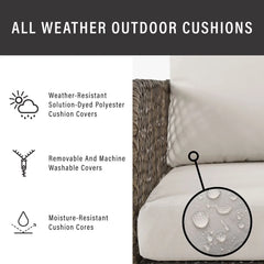 Crosley Granite Bay Wicker Outdoor Sofa - KO70361ST-CR - The Home Selection