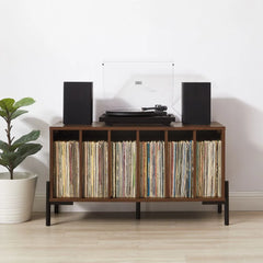 Crosley Greenwich Medium Record Storage Console - CF1155 - The Home Selection