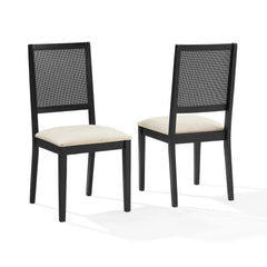 Crosley Greer 2-piece Dining Chair Set - CF503119BK-CR - The Home Selection