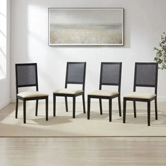 Crosley Greer 4-piece Dining Chair Set - KF20035BK-CR - The Home Selection