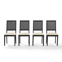 Crosley Greer 4-piece Dining Chair Set - KF20035BK-CR - The Home Selection