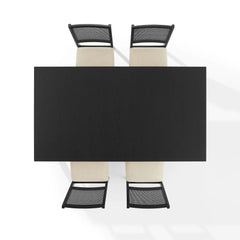 Crosley Greer 5-piece Dining Table Set For 4 - KF20050BK-CR - The Home Selection