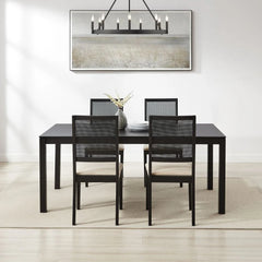 Crosley Greer 5-piece Dining Table Set For 4 - KF20050BK-CR - The Home Selection