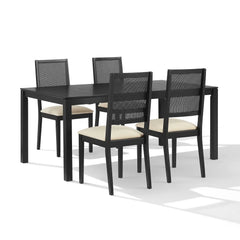 Crosley Greer 5-piece Dining Table Set For 4 - KF20050BK-CR - The Home Selection