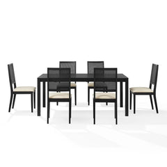 Crosley Greer 7-piece Dining Table Set For 6 - KF20051BK-CR - The Home Selection