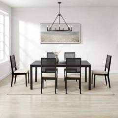 Crosley Greer 7-piece Dining Table Set For 6 - KF20051BK-CR - The Home Selection