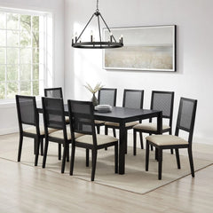 Crosley Greer 9-piece Dining Table Set For 8 - KF20052BK-CR - The Home Selection