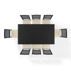 Crosley Greer 9-piece Dining Table Set For 8 - KF20052BK-CR - The Home Selection