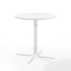 Crosley Griffith Outdoor Metal Bistro Table - CO1014-WH - The Home Selection