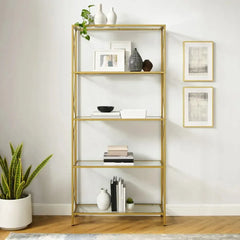 Crosley Helena Etagere Bookcase - CF1410-GL - The Home Selection
