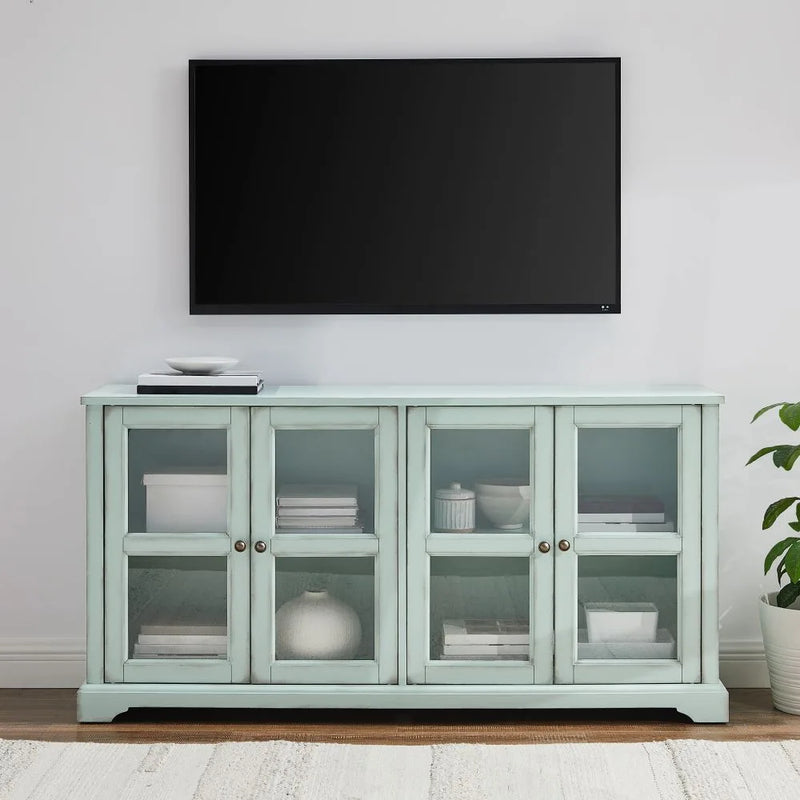 Crosley Holbrook Glass Door Sideboard - CF4221-BL - The Home Selection