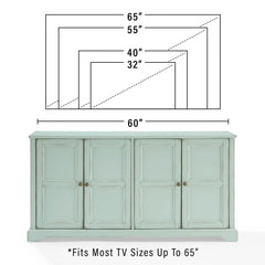 Crosley Holbrook Sideboard - CF4222-BL - The Home Selection