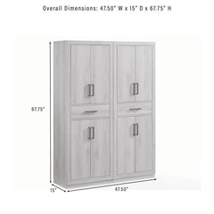 Crosley Isla 2-piece Kitchen Storage Pantry Set - KF33072 - The Home Selection