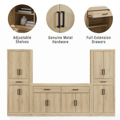 Crosley Isla 3-piece Sideboard And Pantry Set - KF33071 - The Home Selection