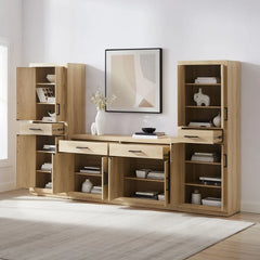 Crosley Isla 3-piece Sideboard And Pantry Set - KF33071 - The Home Selection