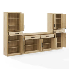 Crosley Isla 3-piece Sideboard And Pantry Set - KF33071 - The Home Selection