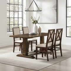 Crosley Joanna 126 Inch 5pc Dining Set - KF13065 - The Home Selection
