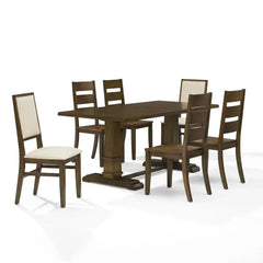 Crosley Joanna 126 Inch 7pc Dining Set - KF13070 - The Home Selection