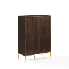 Crosley Juno Record Storage Cube Bookcase - CF1325-BR - The Home Selection