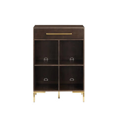 Crosley Juno Record Storage Cube Bookcase - CF1325-BR - The Home Selection