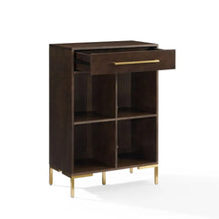 Crosley Juno Record Storage Cube Bookcase - CF1325-BR - The Home Selection