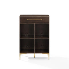 Crosley Juno Record Storage Cube Bookcase - CF1325-BR - The Home Selection