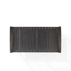 Crosley Kaplan Metal Outdoor Bar Cart - CO7390-BZ - The Home Selection