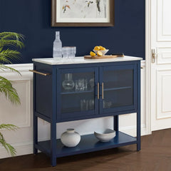 Crosley Katrina Kitchen Island - CF3042WM-NV - The Home Selection
