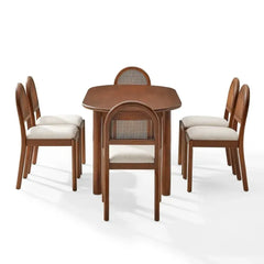 Crosley Kennedy 7-piece Dining Table Set For 6 - KF20049WA-CR - The Home Selection