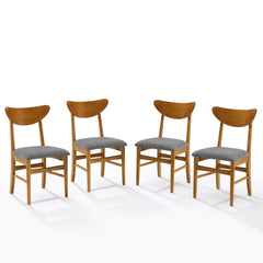 Crosley Landon 4-piece Wood Dining Chair Set - KF20034 - The Home Selection