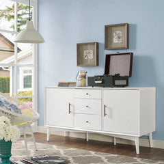 Crosley Landon Sideboard - CF1107-WH - The Home Selection
