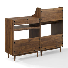 Crosley Liam 2pc Record Player Stand And Vinyl Storage Set - KF13123 - The Home Selection