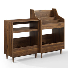 Crosley Liam 2pc Record Player Stand And Vinyl Storage Set - KF13123 - The Home Selection