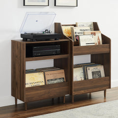 Crosley Liam 2pc Record Player Stand And Vinyl Storage Set - KF13123 - The Home Selection