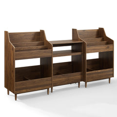 Crosley Liam 3pc Record Player Stand And Vinyl Storage Set - KF13124 - The Home Selection