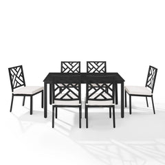 Crosley Locke 7pc Outdoor Dining Set - KO60052MB-CR - The Home Selection