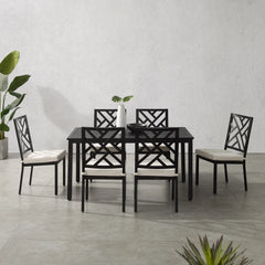 Crosley Locke 7pc Outdoor Dining Set - KO60052MB-CR - The Home Selection